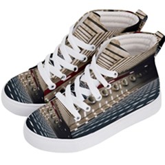 Dark Tunnels Within A Tunnel Kids  Hi-top Skate Sneakers by artworkshop