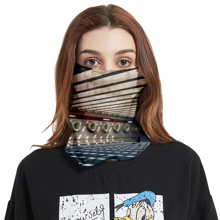 Dark tunnels within a tunnel Face Covering Bandana (Two Sides)