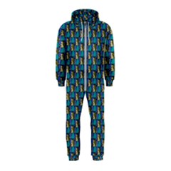 Evita Pop Art Style Graphic Motif Pattern Hooded Jumpsuit (kids) by dflcprintsclothing