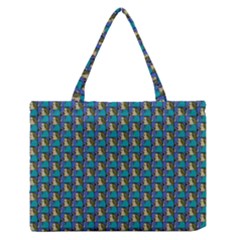 Evita Pop Art Style Graphic Motif Pattern Zipper Medium Tote Bag by dflcprintsclothing