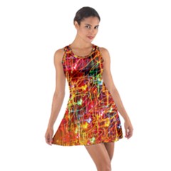 Design Art Pattern Cotton Racerback Dress by artworkshop