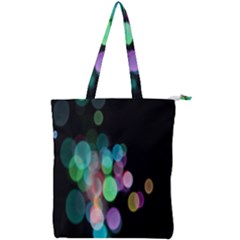 Design Microbiology Wallpaper Double Zip Up Tote Bag by artworkshop