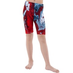 Design Pattern Decoration Kids  Mid Length Swim Shorts