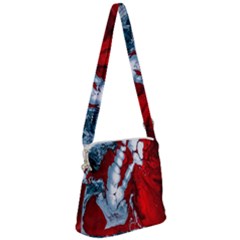 Design Pattern Decoration Zipper Messenger Bag by artworkshop