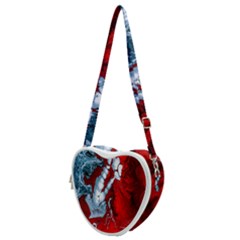 Design Pattern Decoration Heart Shoulder Bag