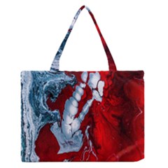 Design Pattern Decoration Zipper Medium Tote Bag