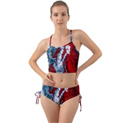 Design Pattern Decoration Mini Tank Bikini Set