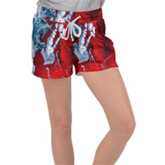 Design Pattern Decoration Velour Lounge Shorts