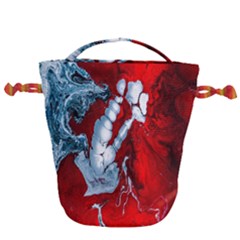 Design Pattern Decoration Drawstring Bucket Bag