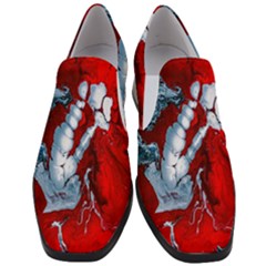 Design Pattern Decoration Women Slip On Heel Loafers by artworkshop