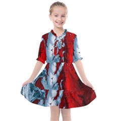 Design Pattern Decoration Kids  All Frills Chiffon Dress