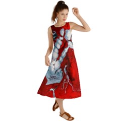 Design Pattern Decoration Summer Maxi Dress