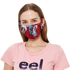 Design Pattern Decoration Crease Cloth Face Mask (Adult)