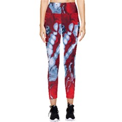 Design Pattern Decoration Pocket Leggings 