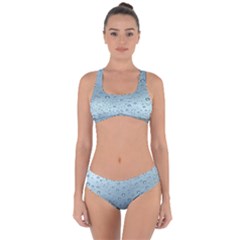 Design Pattern Texture Bubble Criss Cross Bikini Set by artworkshop