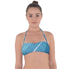 Design Texture Halter Bandeau Bikini Top by artworkshop