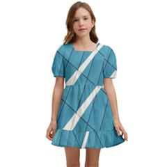 Design Texture Kids  Short Sleeve Dolly Dress