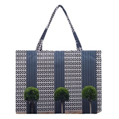 Exterior Building Pattern Medium Tote Bag by artworkshop