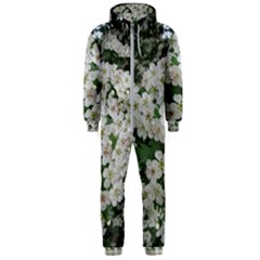 Exterior Building Pattern Hooded Jumpsuit (men) by artworkshop