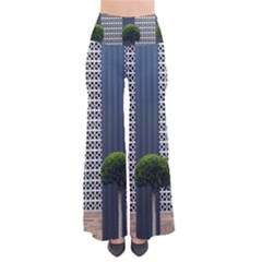 Exterior-building-pattern So Vintage Palazzo Pants by artworkshop