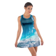 Landscape Sky Clouds Hd Wallpaper Cotton Racerback Dress by artworkshop