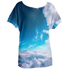 Landscape Sky Clouds Hd Wallpaper Women s Oversized Tee by artworkshop