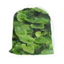Layered plant leaves iphone wallpaper Drawstring Pouch (2XL) View1