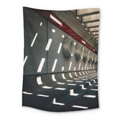 Leading Lines A Holey Walls Medium Tapestry by artworkshop