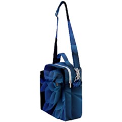 Abstract Blue Background Crossbody Day Bag by artworkshop