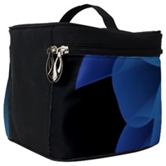 Abstract Blue Background Make Up Travel Bag (big) by artworkshop