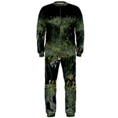 Astronaut Lying In Flowers Fantasy Onepiece Jumpsuit (men)