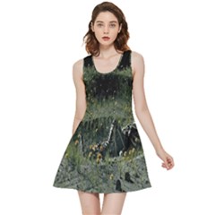 Astronaut Lying In Flowers Fantasy Inside Out Reversible Sleeveless Dress by artworkshop