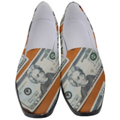 Money Pattern Women s Classic Loafer Heels by artworkshop