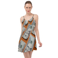 Money Pattern Summer Time Chiffon Dress by artworkshop