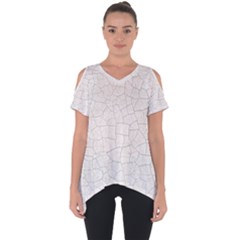 Pattern Abstrakwallpaper Cut Out Side Drop Tee by artworkshop