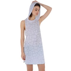 Pattern Abstrakwallpaper Racer Back Hoodie Dress