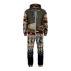 Patterned Tunnels On The Concrete Wall Hooded Jumpsuit (kids) by artworkshop