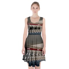 Patterned Tunnels On The Concrete Wall Racerback Midi Dress by artworkshop