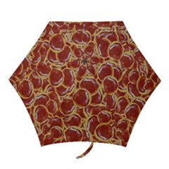 Cookies With Strawberry Jam Motif Pattern Mini Folding Umbrellas by dflcprintsclothing