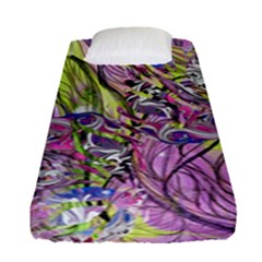 Abstract Intarsio Fitted Sheet (single Size)