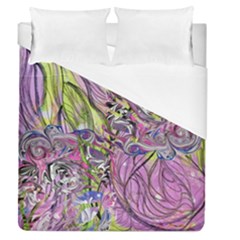 Abstract Intarsio Duvet Cover (queen Size) by kaleidomarblingart