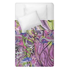 Abstract Intarsio Duvet Cover Double Side (single Size) by kaleidomarblingart