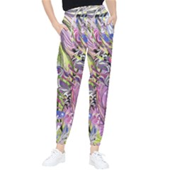 Abstract Intarsio Tapered Pants by kaleidomarblingart