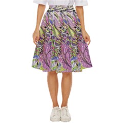 Abstract Intarsio Classic Short Skirt