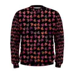 Mixed Colors Flowers Motif Pattern Men s Sweatshirt by dflcprintsclothing