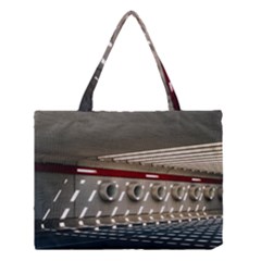 Patterned Tunnels On The Concrete Wall Medium Tote Bag by artworkshop