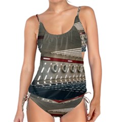 Patterned Tunnels On The Concrete Wall Tankini Set by artworkshop