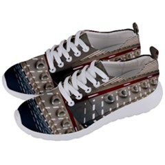 Patterned Tunnels On The Concrete Wall Men s Lightweight Sports Shoes by artworkshop