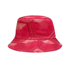 Red Textured Wall Inside Out Bucket Hat