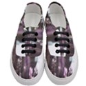 Purple Flower Pattern Women s Classic Low Top Sneakers View1